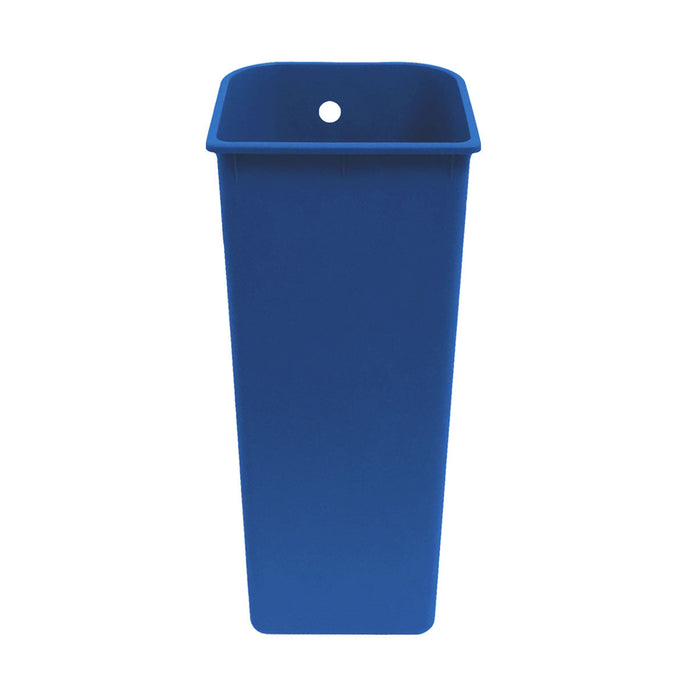 bac de recyclage en plastique bleu de 20 L [SKU:pd6109]